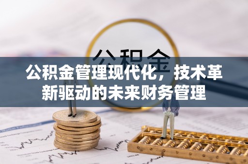 东石公积金管理现代化，技术革新驱动的未来财务管理